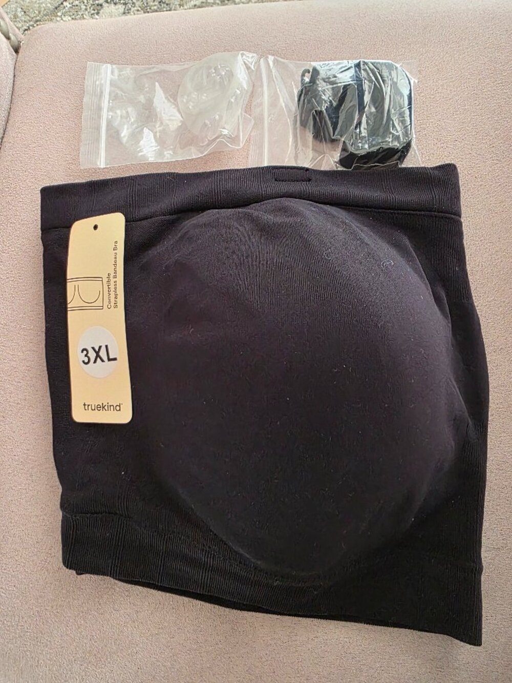 Truekind Covertible Strapless Bandeau Bra